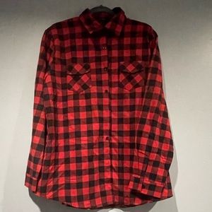*BNWT* Red Plaid Button Up